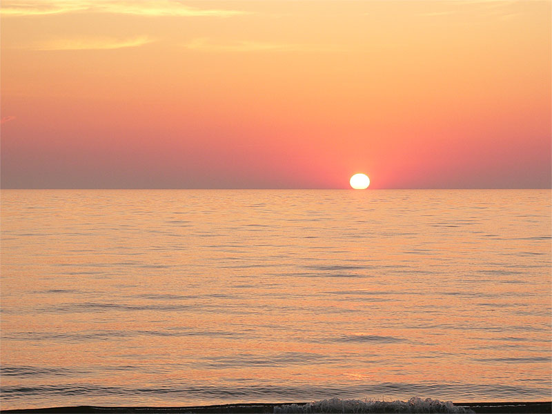 Sunrise Over the Sea