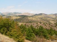 Vastedad sobre las montañas de Crimea